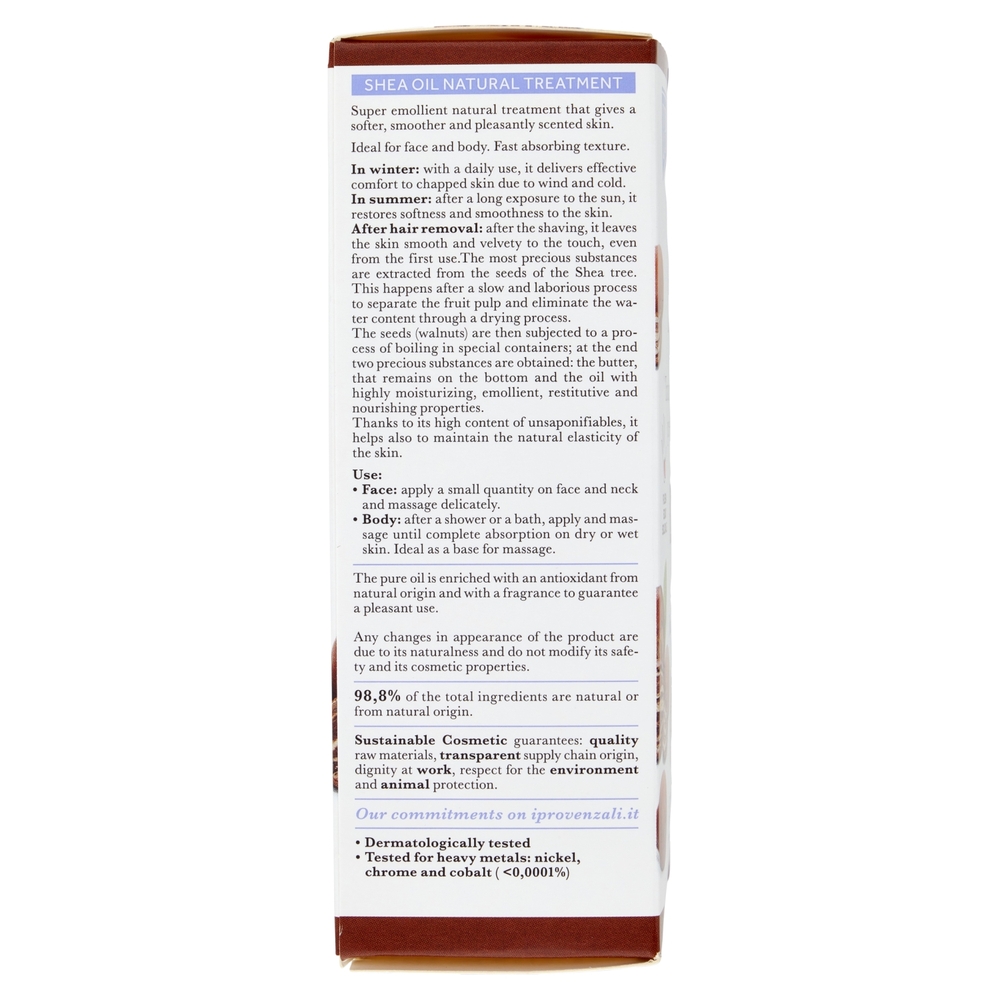 I Provenzali Olio di Karité Tutte le Pelli 100 ml